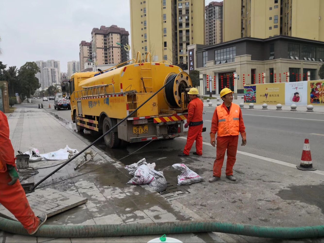 文安排污管道清淤-管道清洗