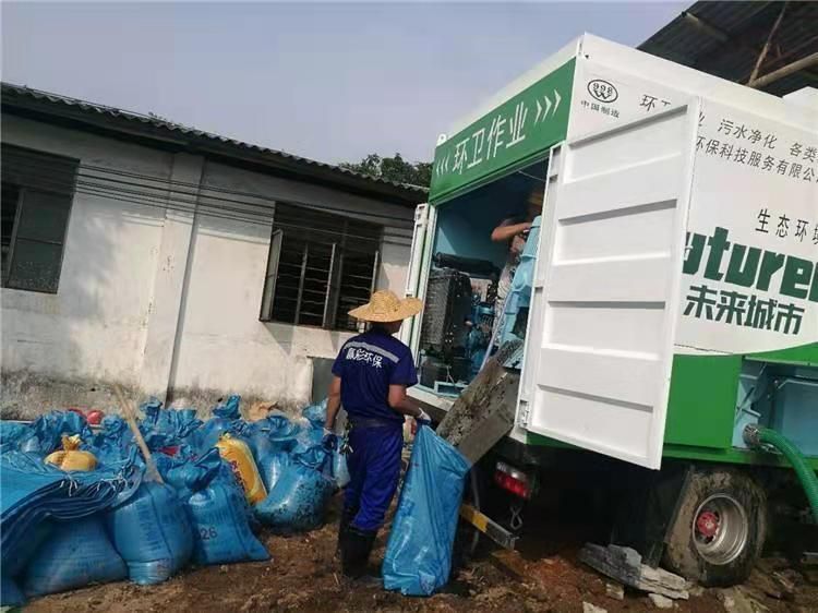 文安工业污泥压干处理